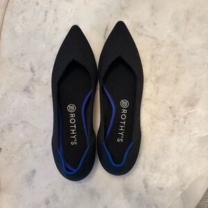 Rothy’s black pointed toe